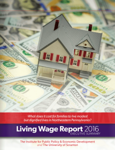 Living Wage Report 2016